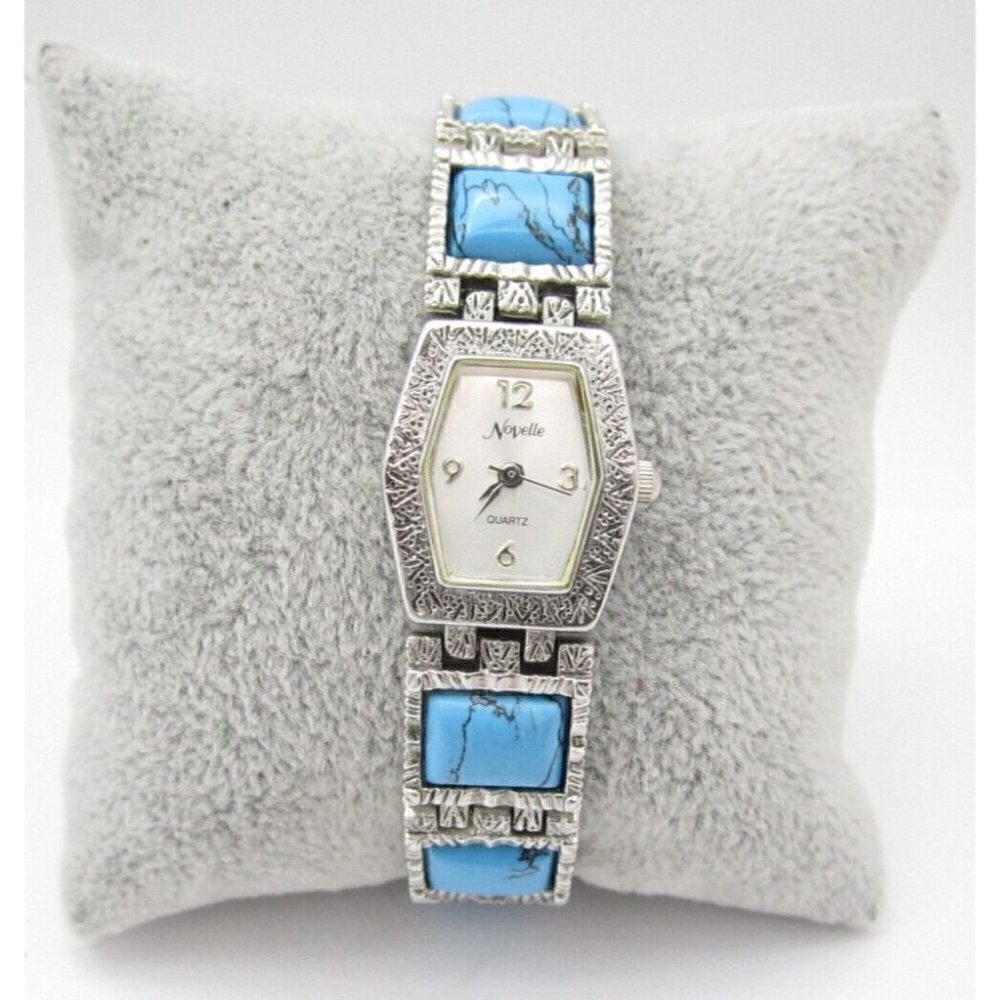 Women Novelle Quartz WR Analog 21mm Dial Causal Tank Style Watch (G446)‎